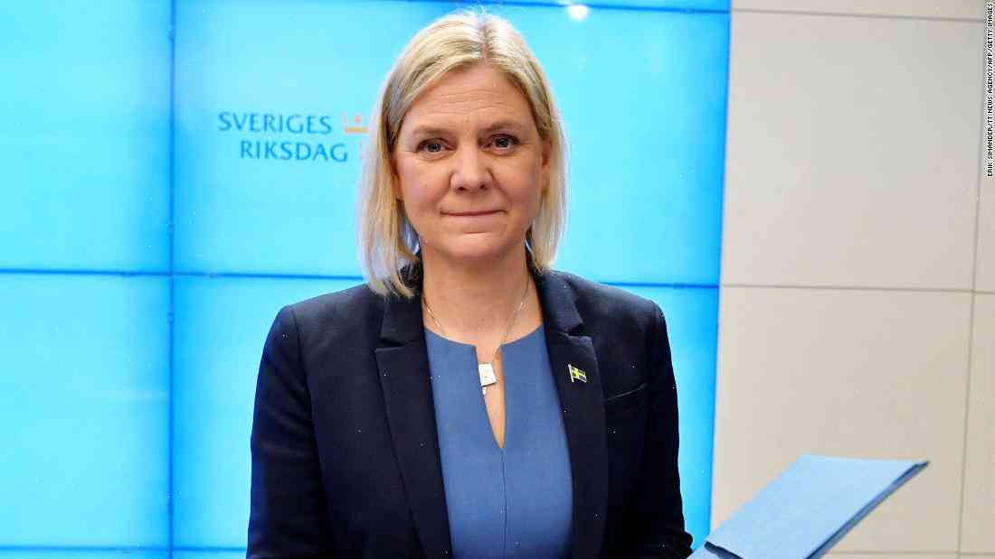 Sweden's Stefan Lofven elected first female PM